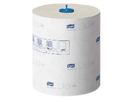 Полотенца бумажные в рулонах 2сл. 150 м белые Tork H1 Advanced Soft Matic арт. 120067